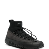 Black shoes,side view