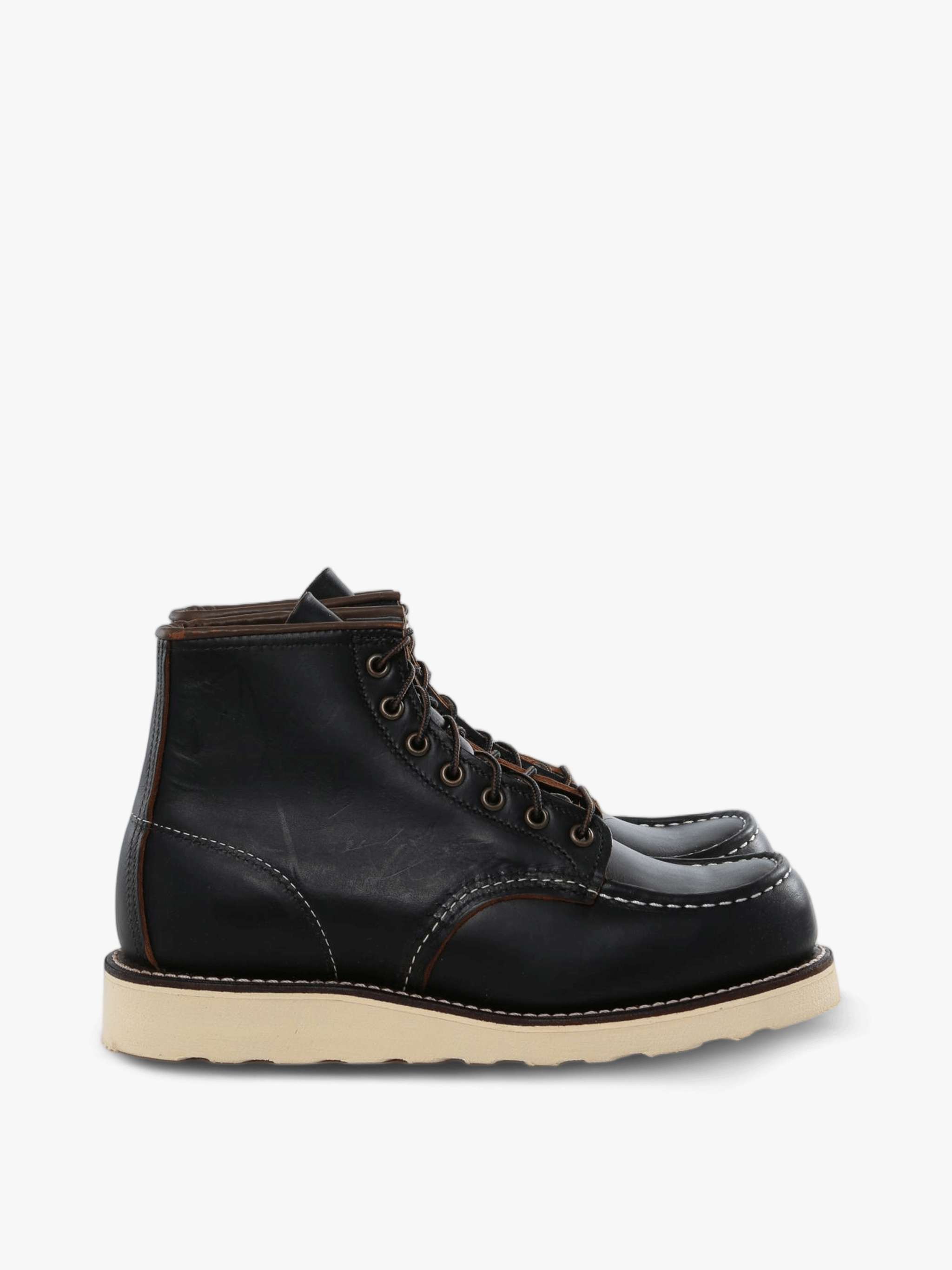 Black boots, side view