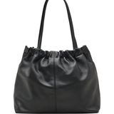 black bag, back view