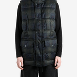 BARBOUR - Men Lonnen Tartan Puffer Gilet