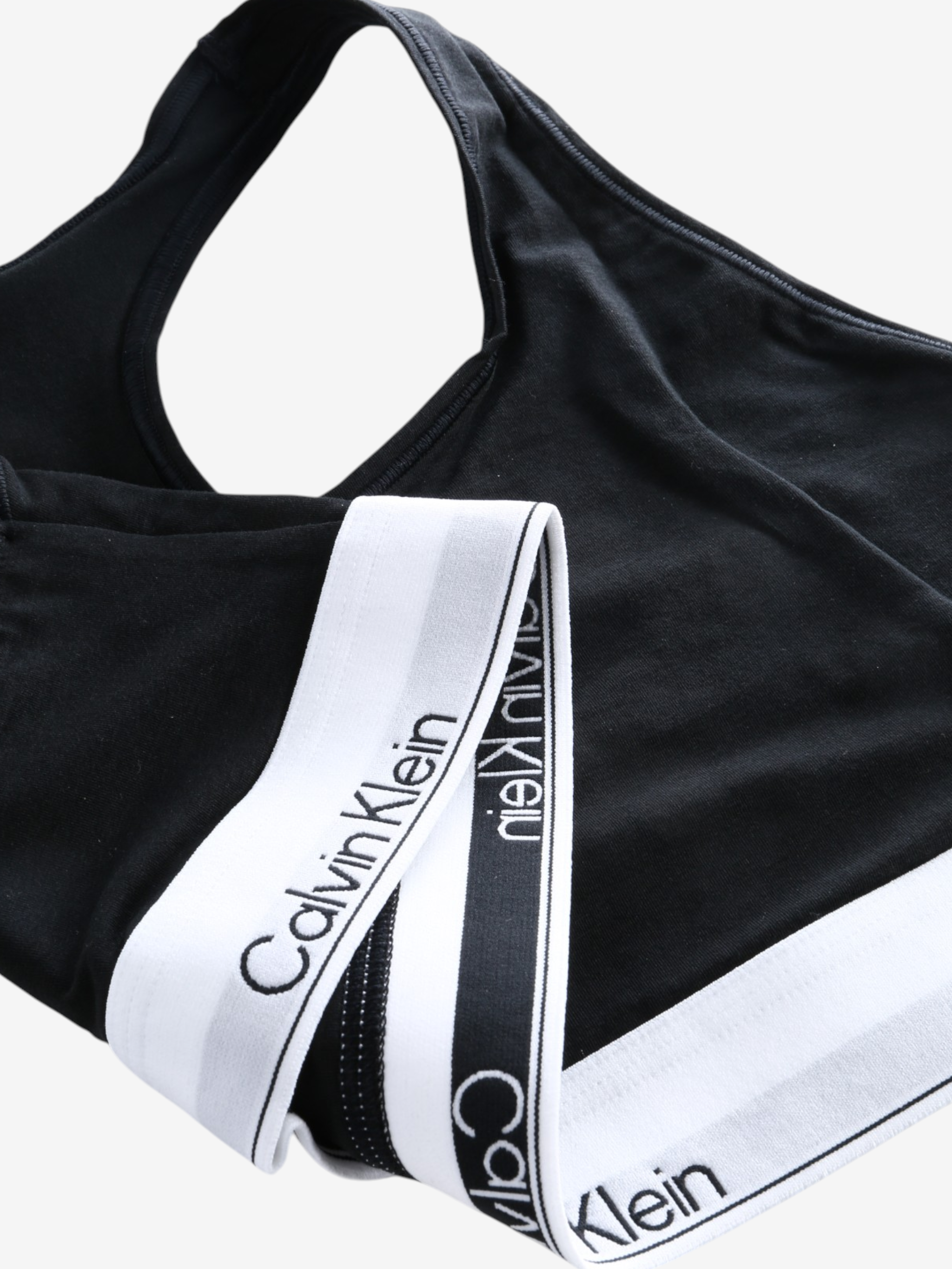 Black activewear, front view