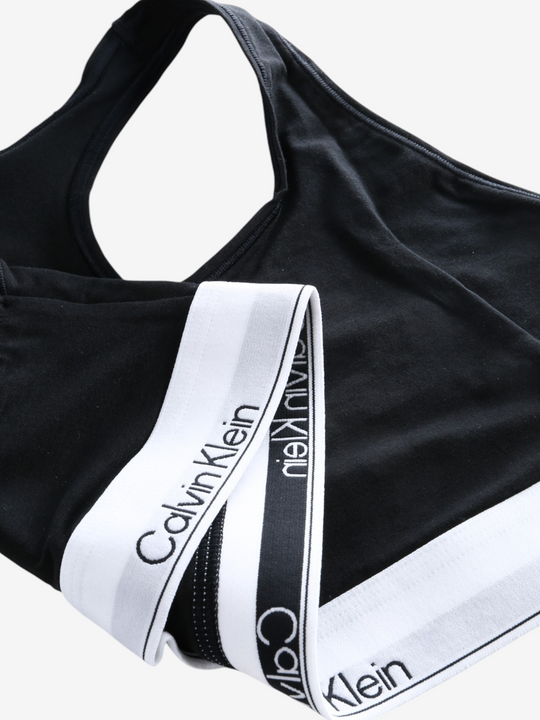 Black activewear, front view