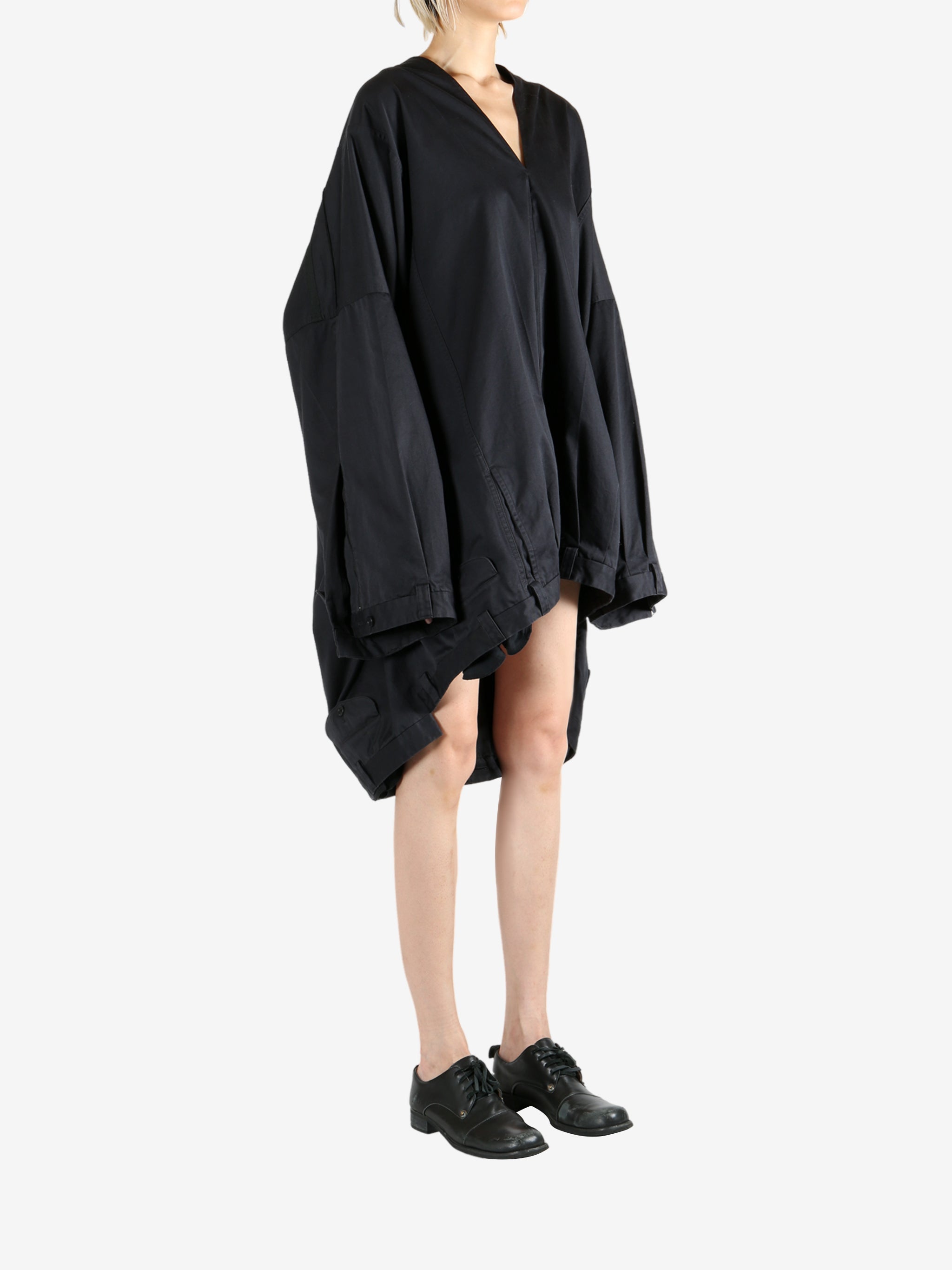 Black dress, full body view