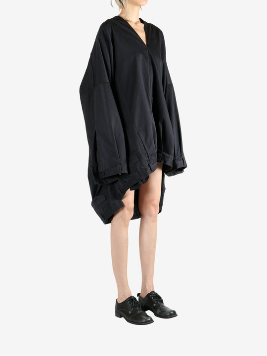 Black dress, full body view