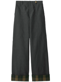 BURBERRY - Women W. Check Lining Trousers