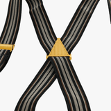 Close up of Black accessories, showing detail