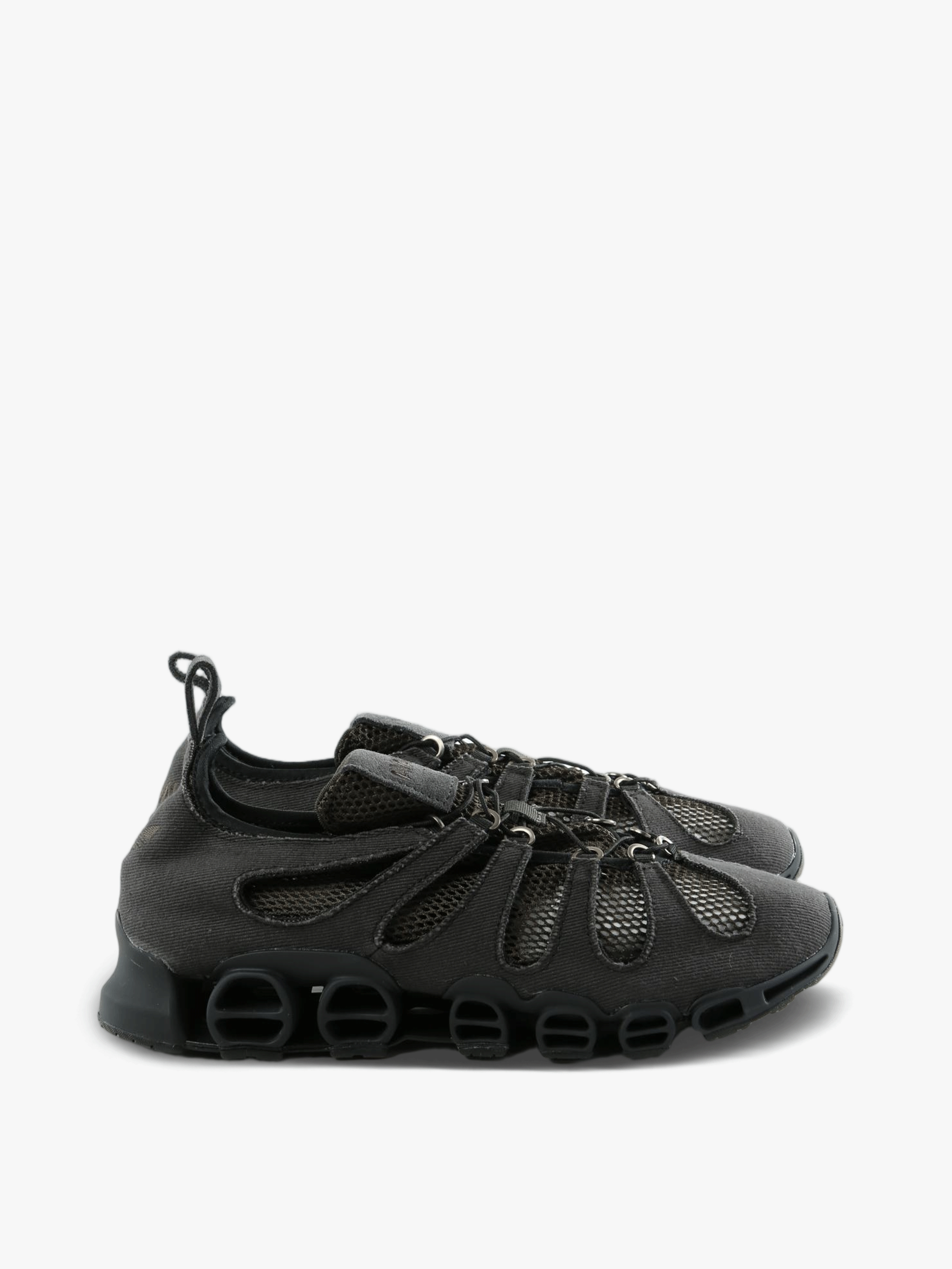 Black shoes, side view