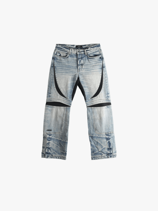 Blue jeans, front view