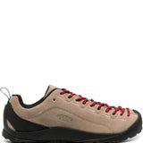 Tan sneaker, front view