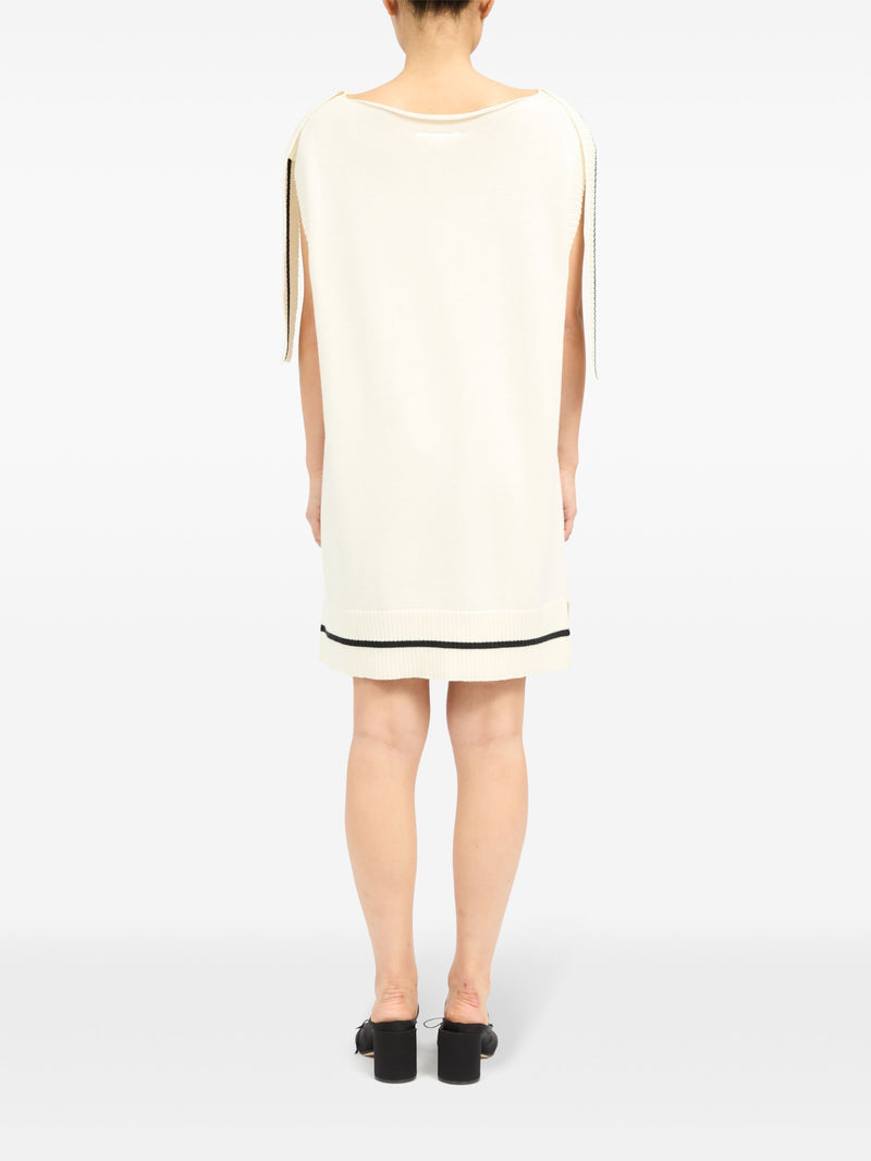 MM6 Maison Margiela - Women Varsity Jacquard Mini Dress