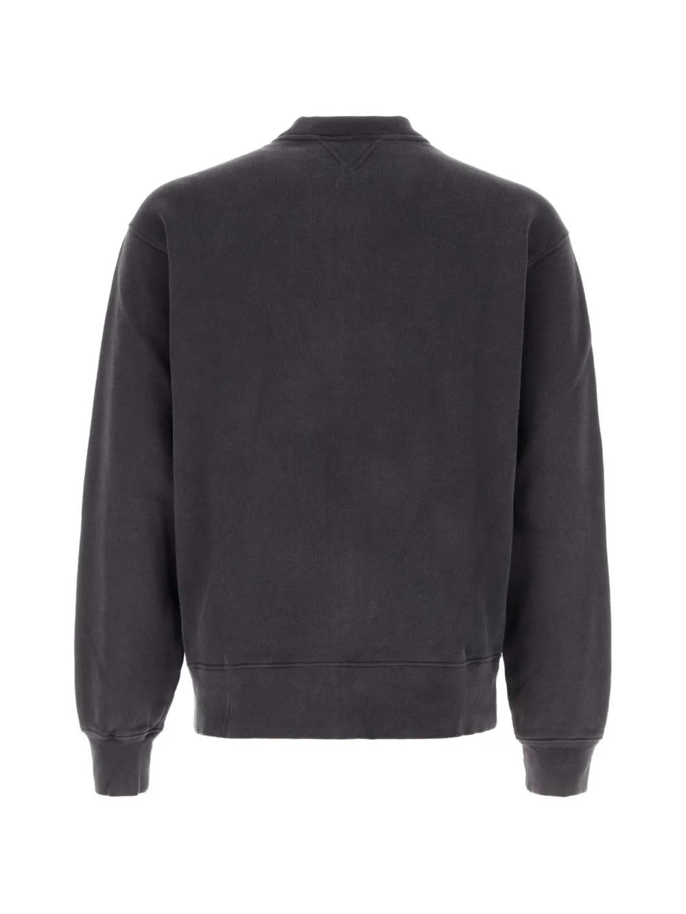 Grey hoodie, back view