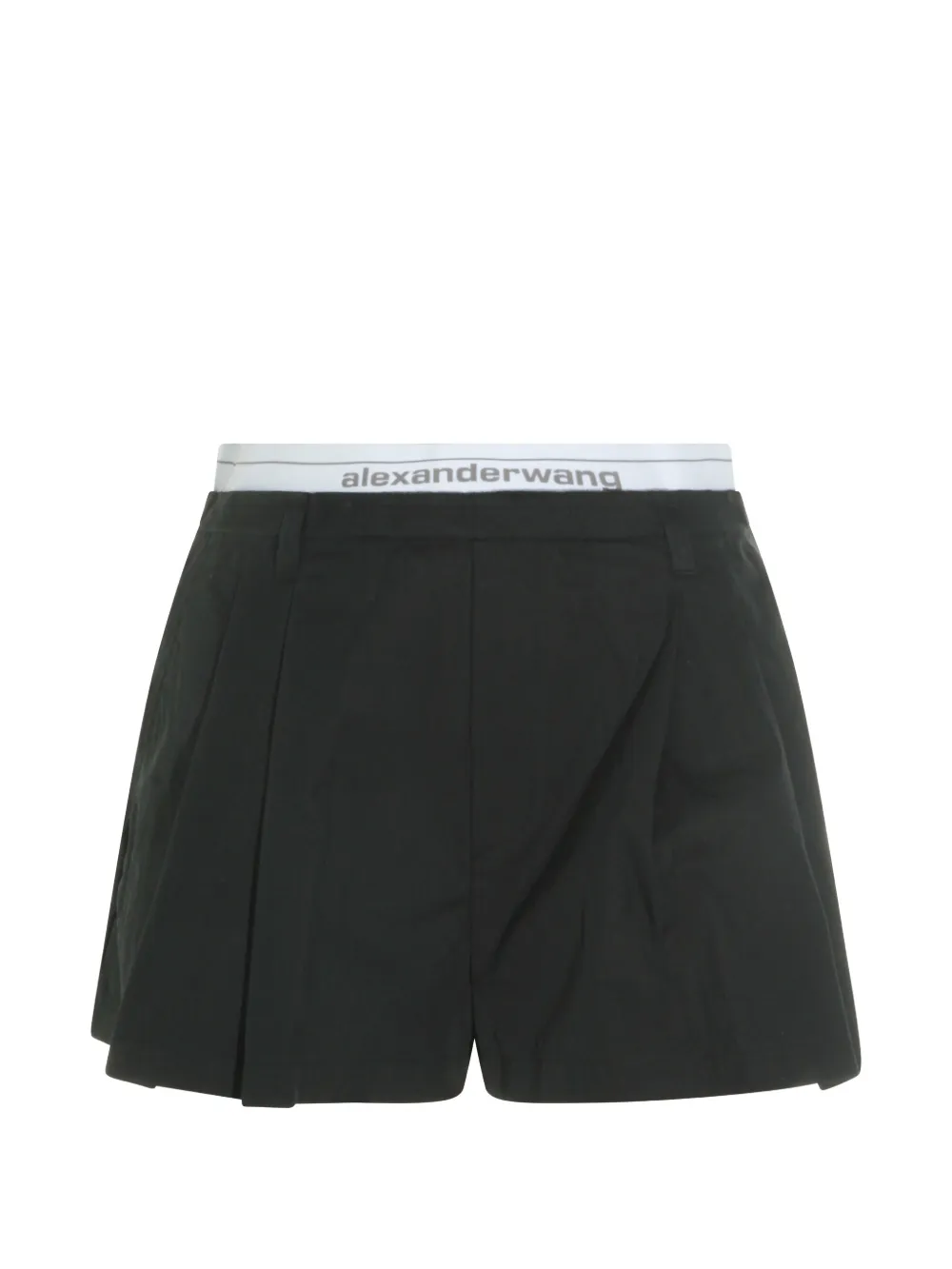 Black shorts, front view