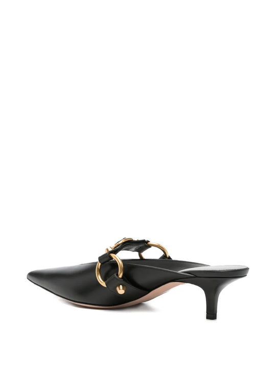 Black shoes, side view