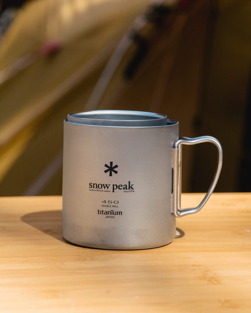 SNOW PEAK - Ti Double Wall Mug 450