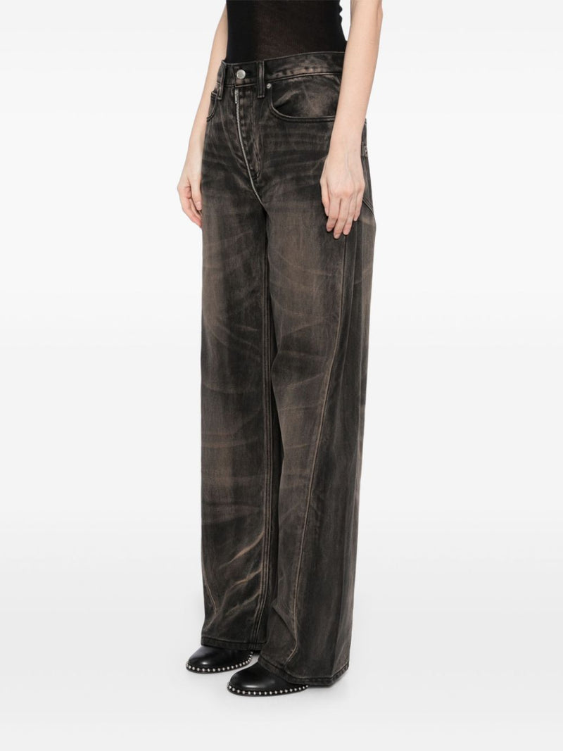 ALEXANDER WANG - Women Balloon Jean Moto Front To Back Zip