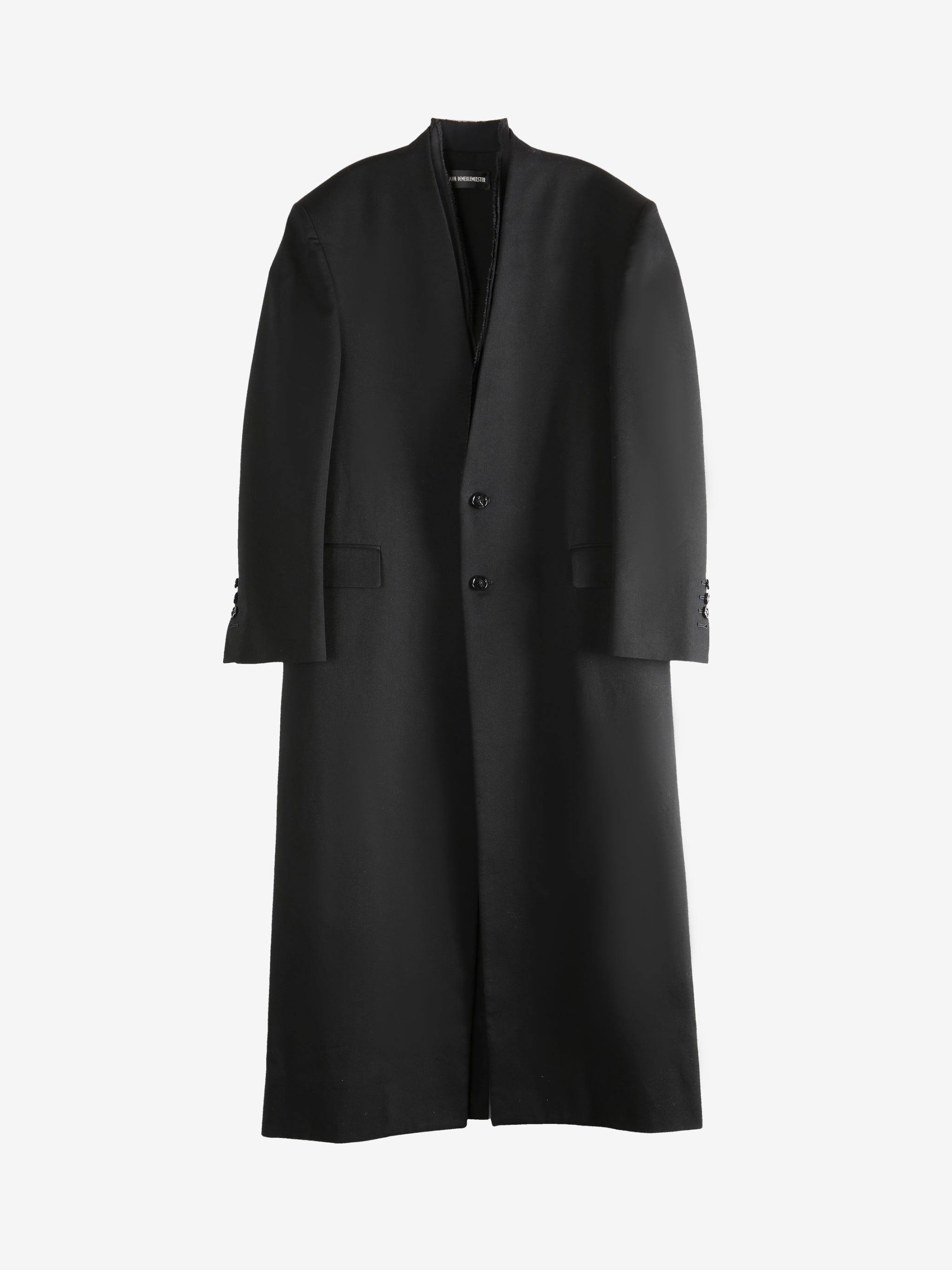 Black coats, front view