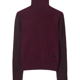 Red knitwear, front view