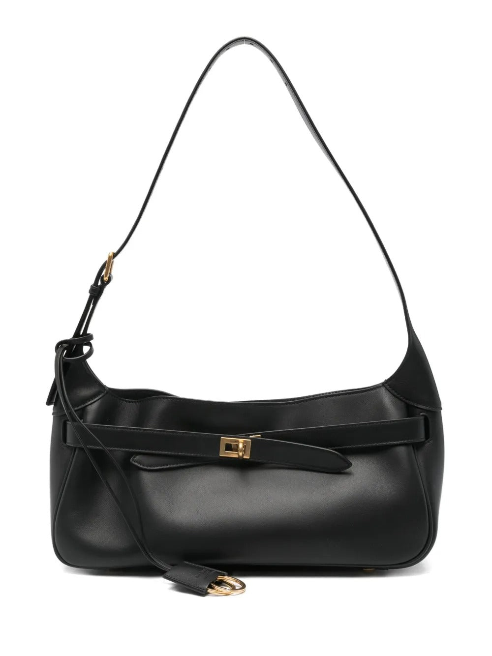 Black bags, front view