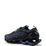 Blue shoes, side view