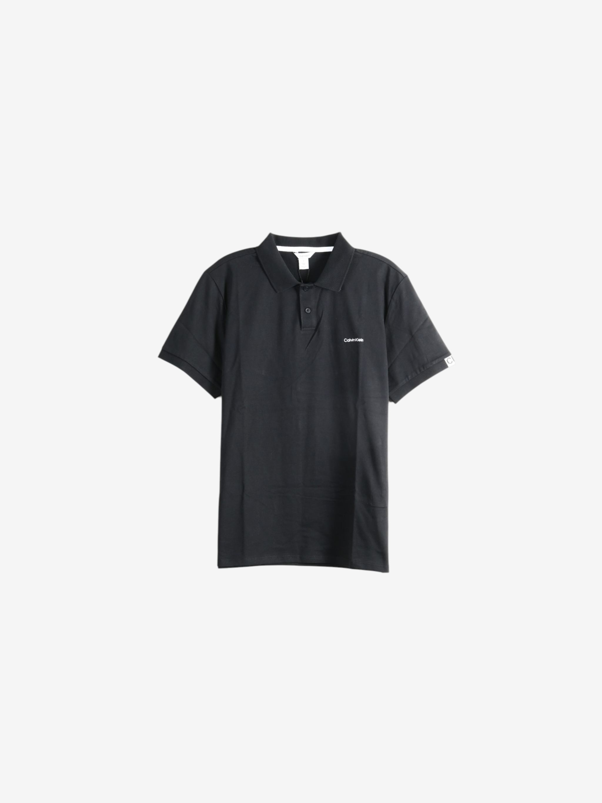 Black shirt, front view