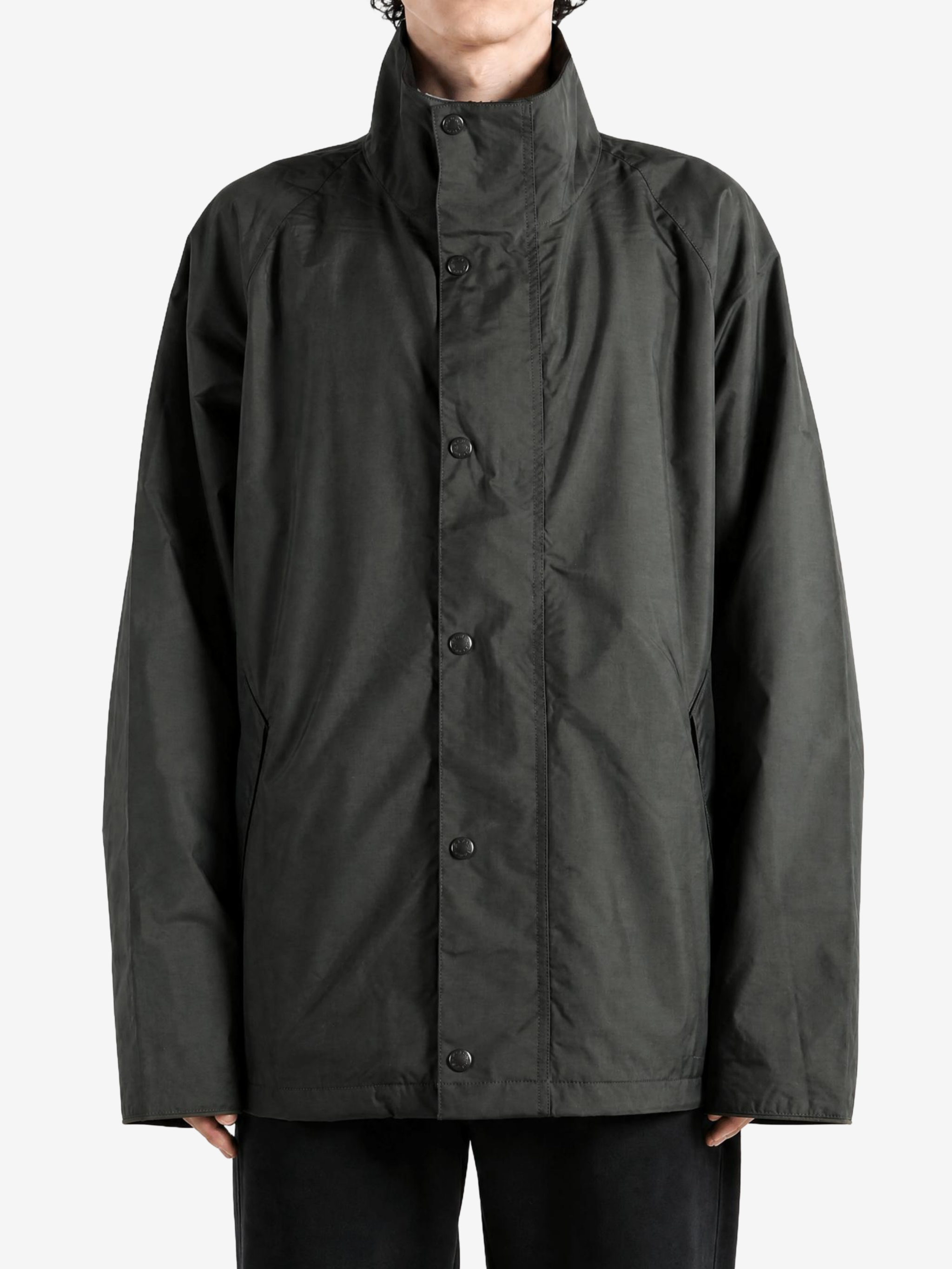 Green jacket, front view