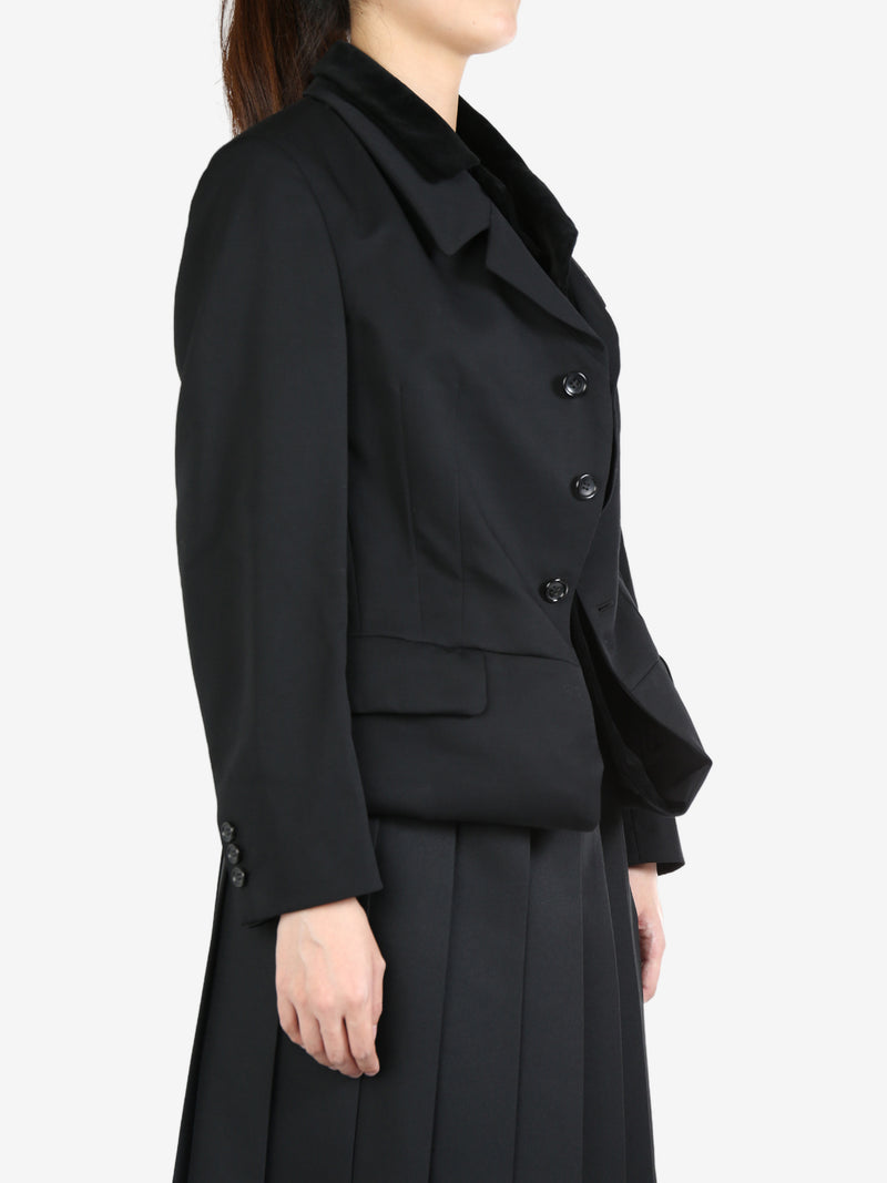 COMME DES GARCONS COMME DES GARCONS - Women Velvet Vollar Blazer