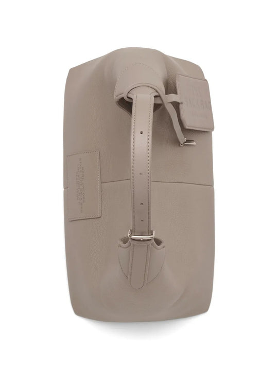 Tan bag, back view
