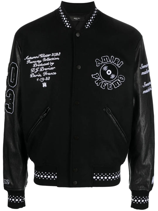Black jacket, front view