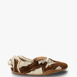 Brown shoes, front view