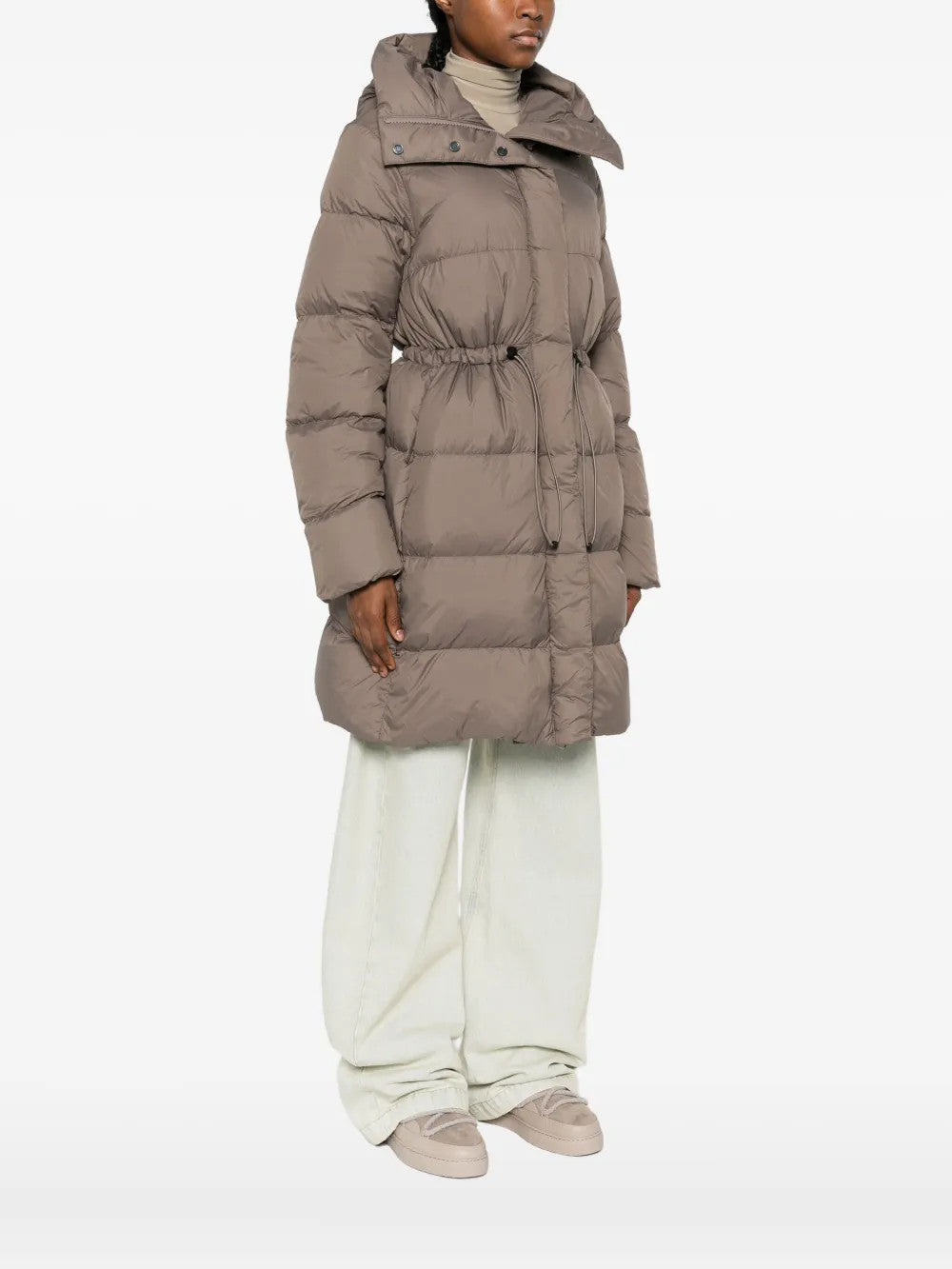 Grey jacket, full body view