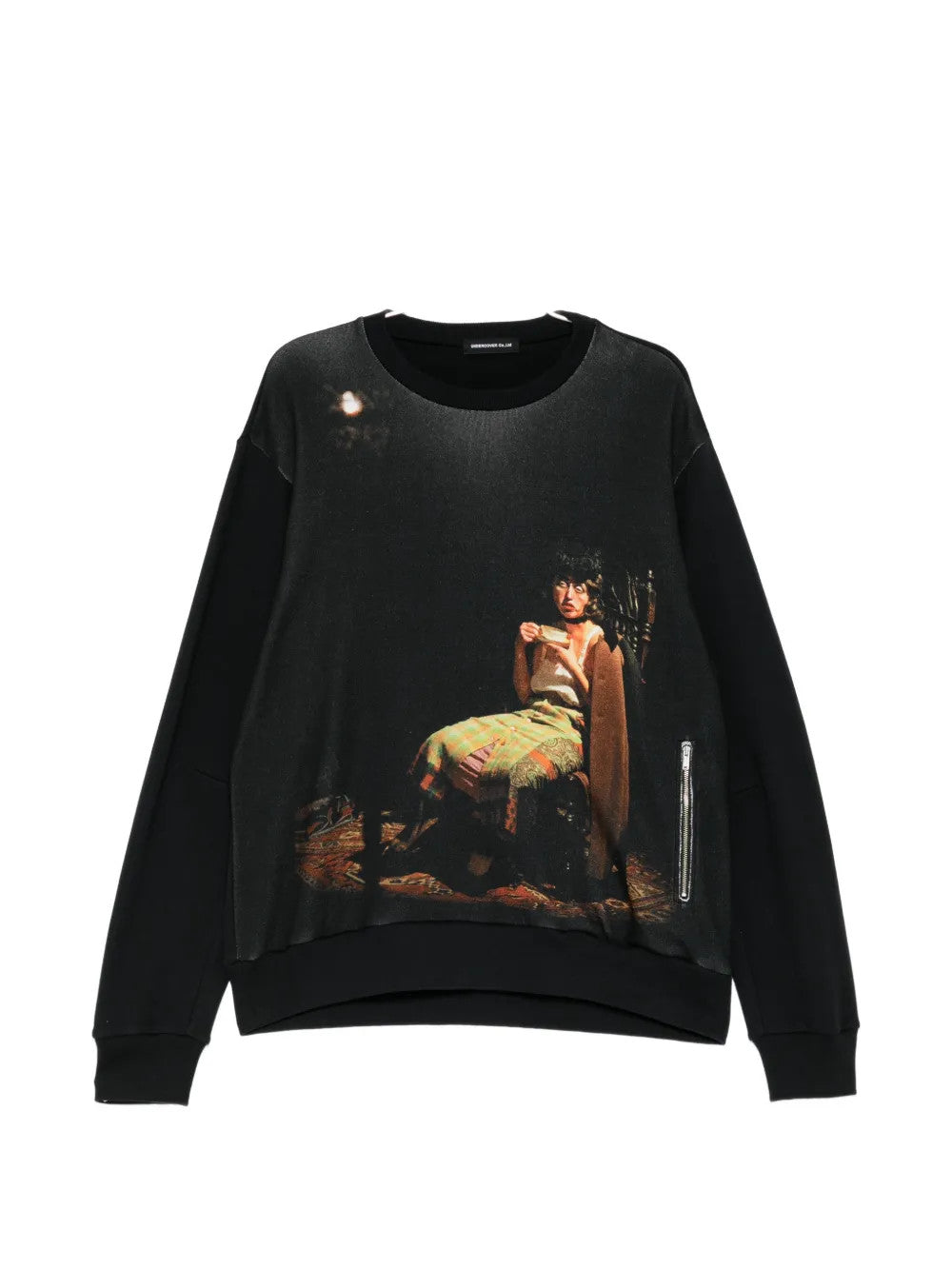 Black hoodie, front view