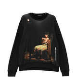 Black hoodie, front view