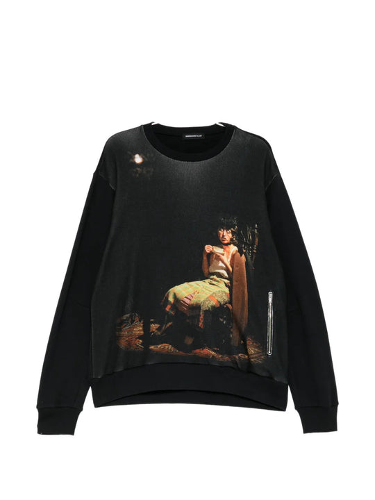 Black hoodie, front view