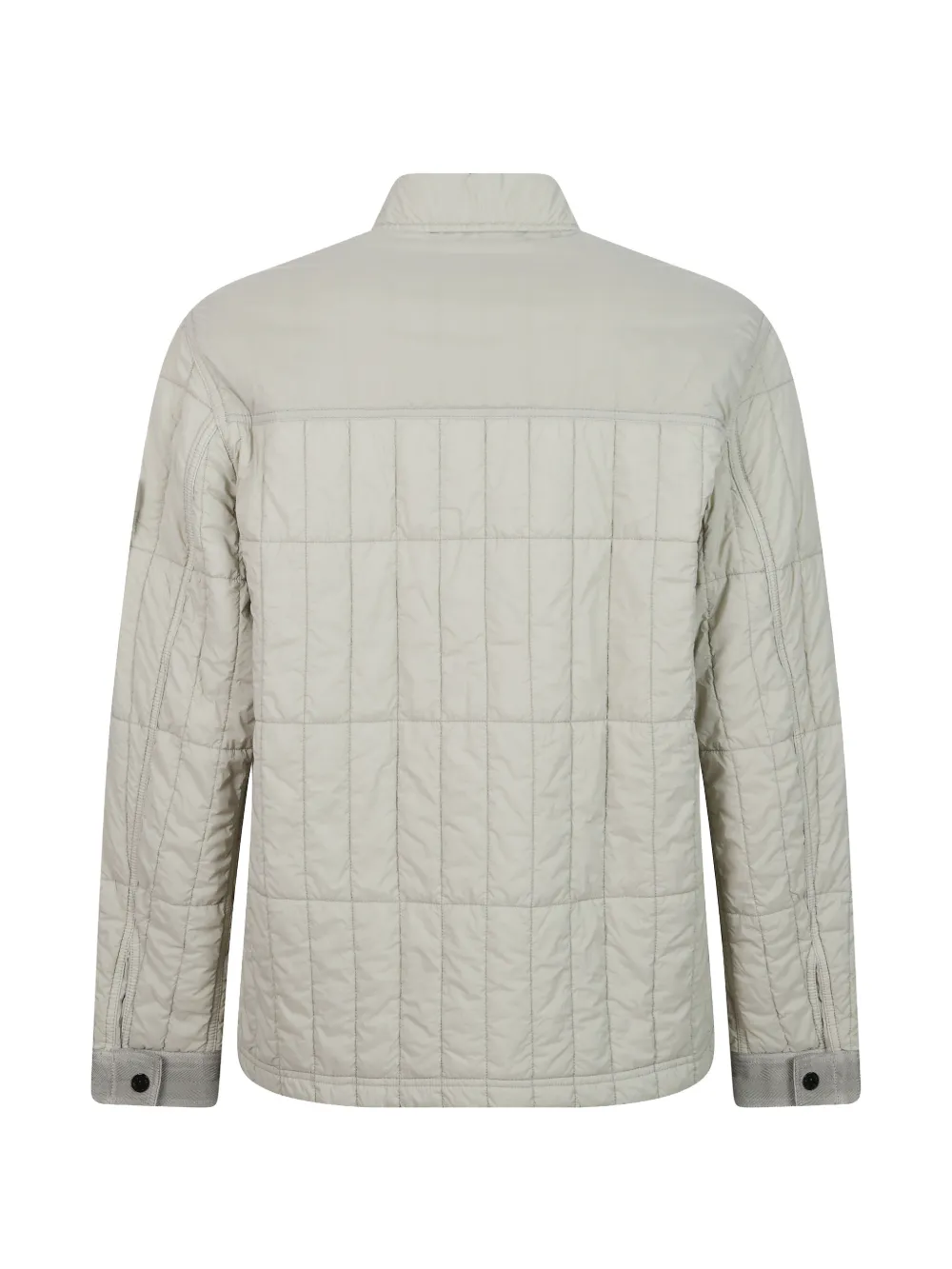 Tan jacket, back view