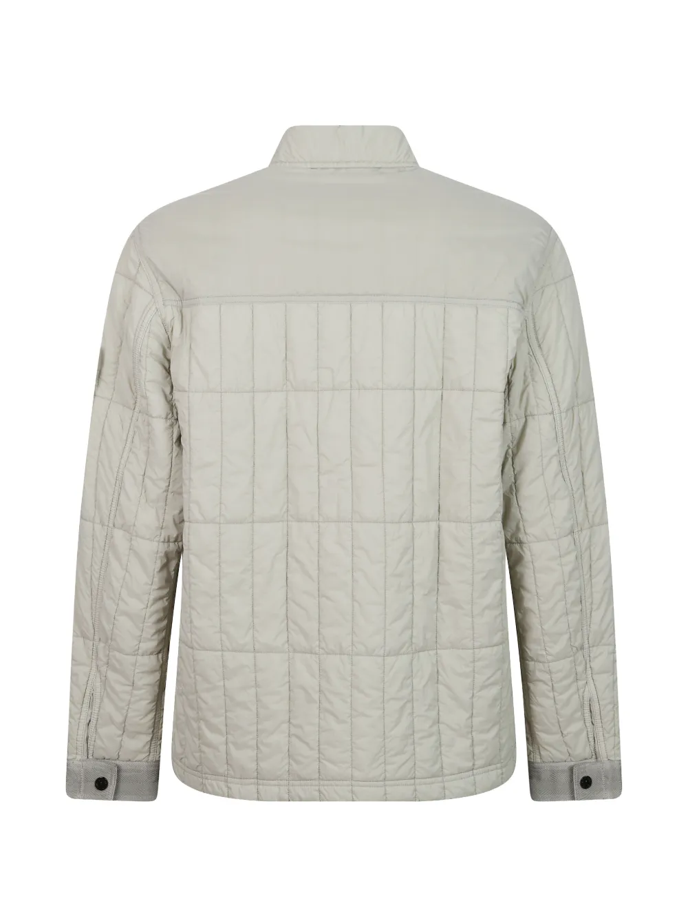 Tan jacket, back view