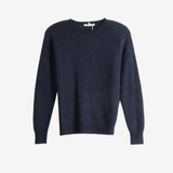 Navy knitwear, front view