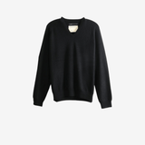 Black hoodie, front view