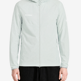 Green jacket, full body view