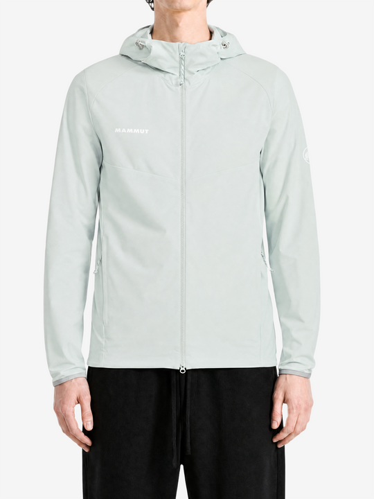 Green jacket, full body view