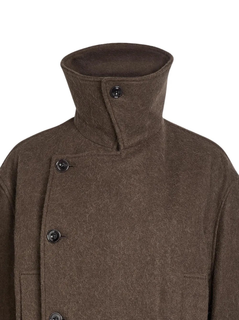 Brown jacket, front view