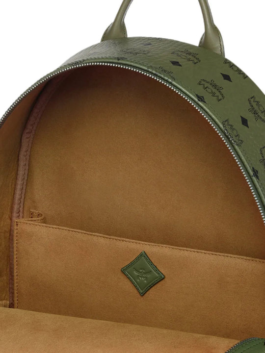 Close up of Green bag, showing detail