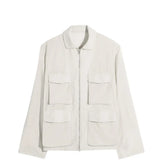 White jacket, front view