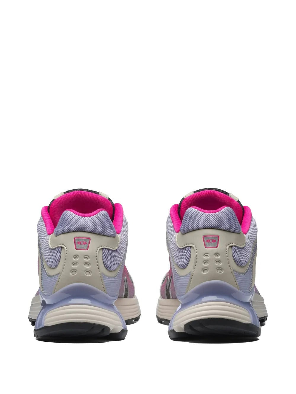 Pink snekaers, back view