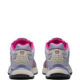 Pink snekaers, back view