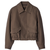 Brown jacket, front view