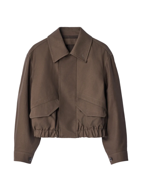 Brown jacket, front view