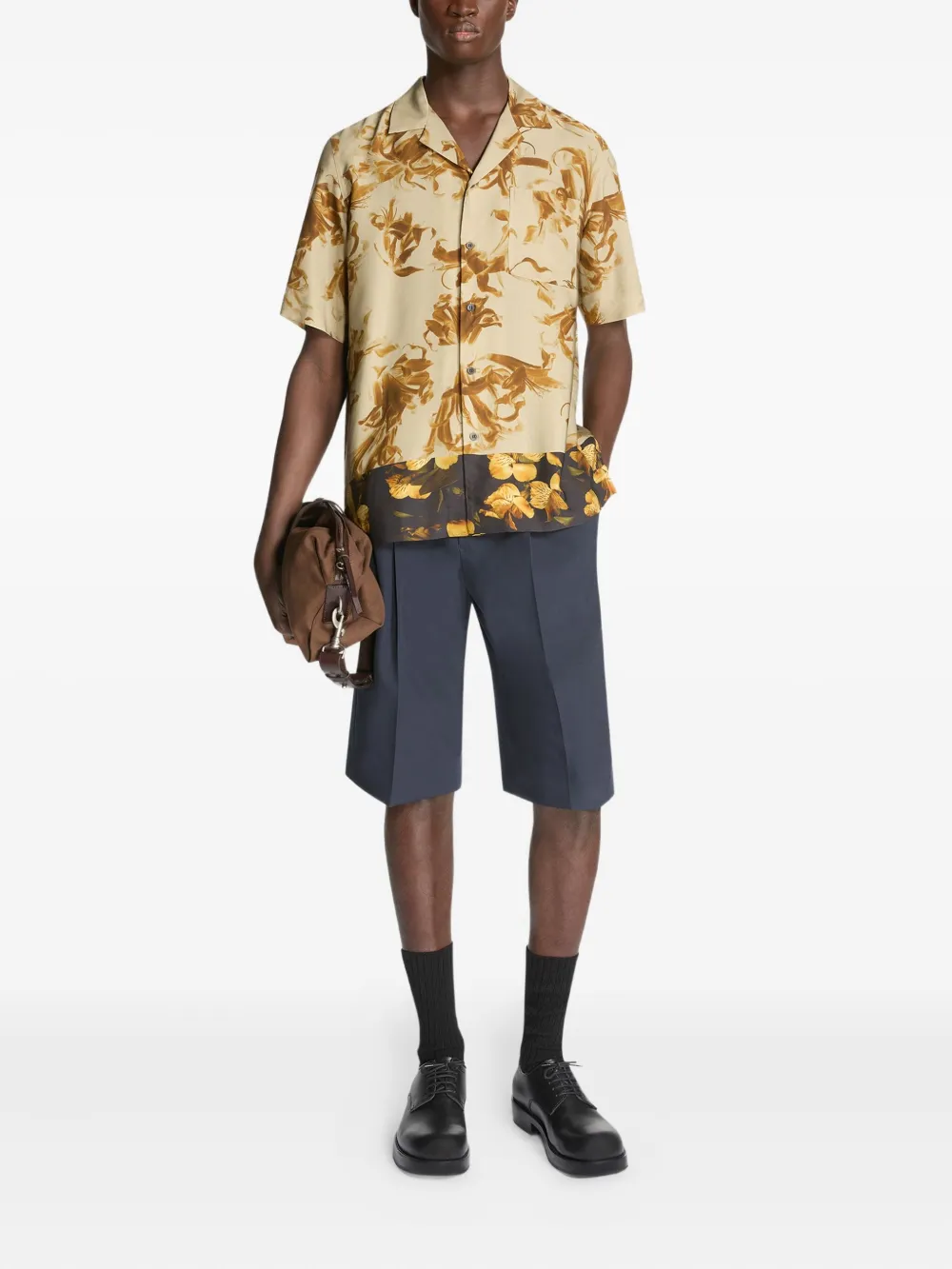 Yellow shirts, full body view