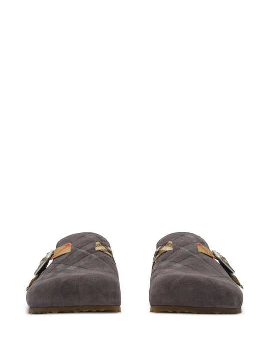 Blue mules, front view