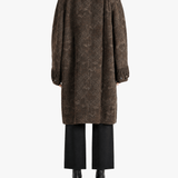 COMMUNS - Women Rabbit Fur Blend Long Coat