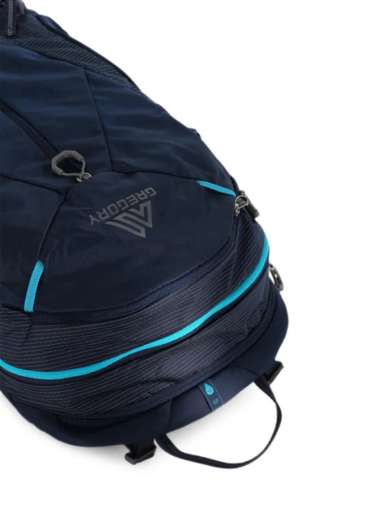 Navy bag, back view
